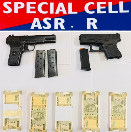 Punjab Police arrest man with ISI links; weapons, counterfeit currency seized