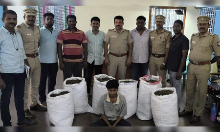 140 kg ganja seized in TN, accused arrested from Andhra Pradesh